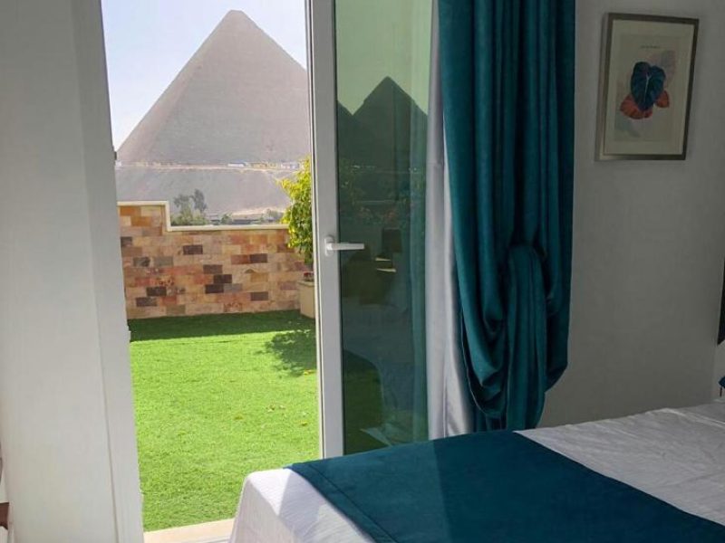 Deluxe Twin Room Private Terrace(great pyramid view)
